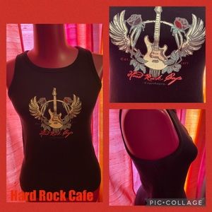 Hard Rock Cafe Copenhagen sleeveless T-shirt (M)